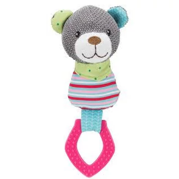 Trixie Junior Snuggler - kutyajáték - karika, szövet/poliészter, 23 cm