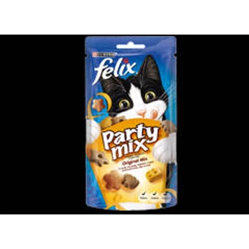 Felix Party Mix Original Mix (pulyka,máj) jutalomfalat - macskák részére (60g)