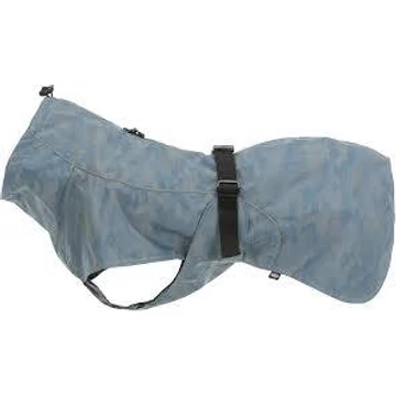Trixie Dog raincoat Lunas - esőkabát (kék,ezüst) kutyák részére (L) 55cm