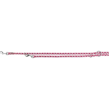 Trixie Cavo Reflect Adjustable Leash - fényvisszaverő,fonott póráz - fukszia - (S-M) Ø12mm/2m