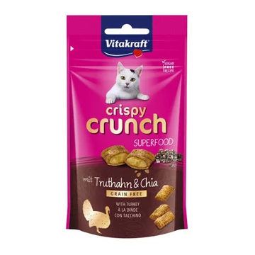 Vitakraft Crispy Crunch - jutalomfalat (pulykachiamag) macskák részére (60g)