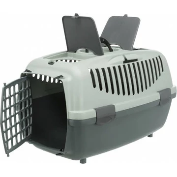 Trixie Be Eco Capri 3 Transport Box - szállítóbox (antracitszürke,szürkészöld) 12 kg alatti kisállatok részére (S) 40x38x61cm