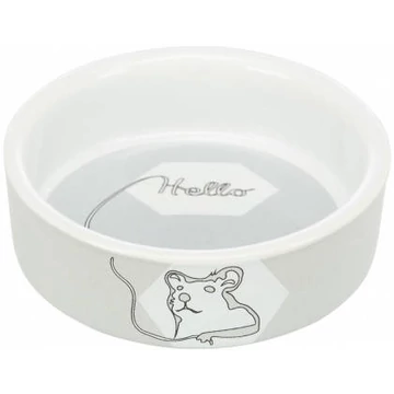 Trixie Ceramic Bowl - kerámia tál (mintás, többféle színben) hörcsögök részére (90ml /Ø8cm)