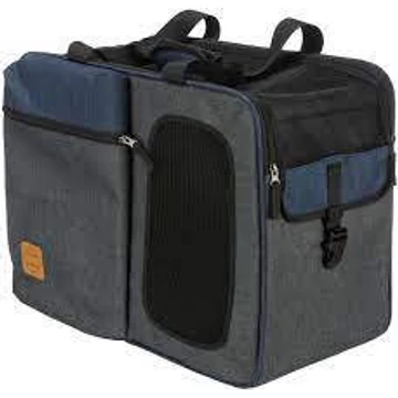 Trixie Backpack and Carrier Tara 2 in 1 - szállítótáska (szürke/kék) kutyák részére (25x38x50cm)