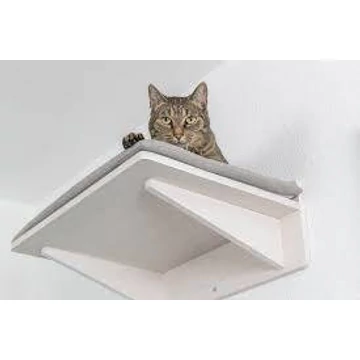 Trixie Platform for Wall Mounting - falraszerelhető párnázott felület (fehér) 50x17,5x36,5cm