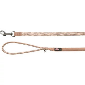 KT24: trixie 1987227 Póráz,neoprém párnázott,M–L: 1m /20 mm, mozaik mintás/karamell