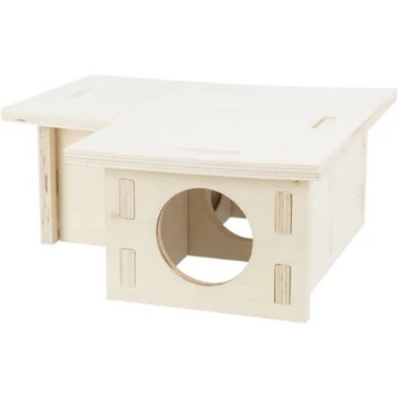 Trixie Multi-chamber house - fából készült odú (3 kamrás) egerek és hörcsögök részére (25x10x25cm)