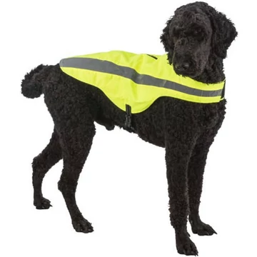 KT26.Trixie Safety Vest - Biztonsági mellény (neon sárga,fényvisszaverő) kutyák részére (M) 50cm