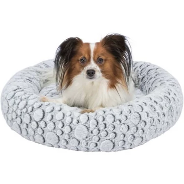 KT26.Trixie Mila Bed - kerek, peremes fekhely (fehér/szürke) kutyák részére (Ø60cm)