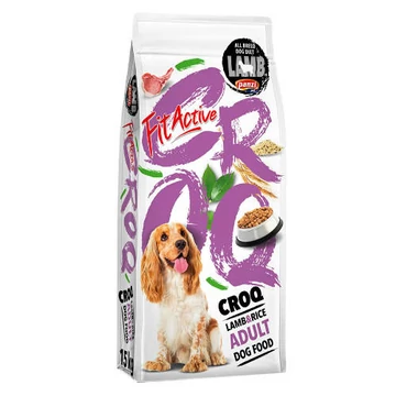 FitActive CROQ Premium LambRice Adult - száraztáp (bárány,rizs) felnőtt kutyák részére (15kg)