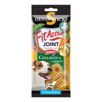 FitActive SNACK Denta-Sticks Hypoallergenic "S" - jutalomfalat (kollagén, répa) kutyák részére (140g)