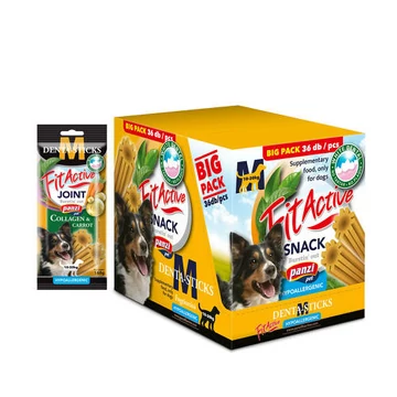 FitActive SNACK Denta-Sticks Hypoallergenic "M" - jutalomfalat (kollagén, répa) kutyák részére (12x150g)