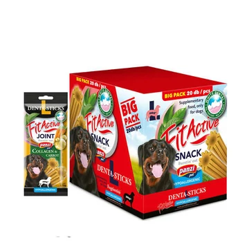 FitActive SNACK Denta-Sticks Hypoallergenic "L" - jutalomfalat (kollagén, répa) kutyák részére (10x170g)