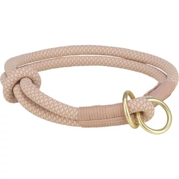 Trixie soft rope semi-choke - félfojtó nyakörv (rózsaszín/világosrózsaszín) kutyák részére (L:50cm/Ø13mm)