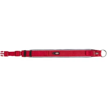 Trixie premium collar, extra wide (XS) - nyakörv (extra széles,piros/grafit) kutyák részére (XS-S) 27-35cm/25mm