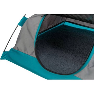KT26.Trixie tent for dogs sátor (szürke/ petrolkék) kutyák részére (80x63x65cm)