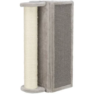 KT25.Trixie Scratching Board for corners with post - kaparófa (szürke) macskák részére (19x58x19cm)