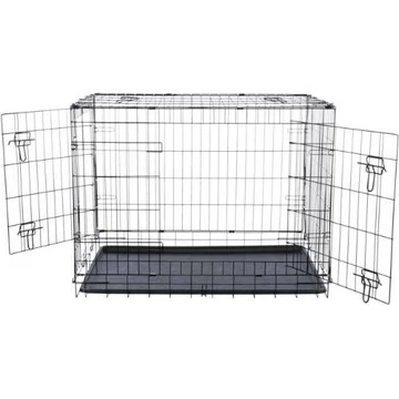 Trixie Home Kennel – szobakennel (horganyzott fém,fekete) kutyák részére (78x62x55cm)