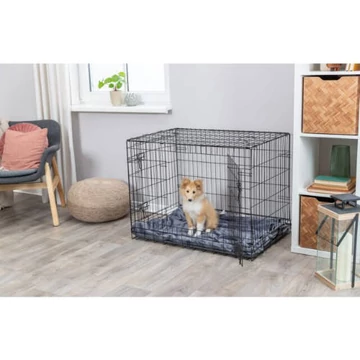 Trixie Home Kennel "L" – szobakennel (horganyzott fém,fekete) kutyák részére (109x79x71cm)