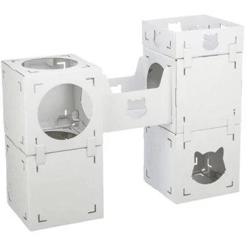 KT25. Trixie Casa Cara cat furniture - macskabútor (fehér,karton) macskák részére (93×72×30.5cm)