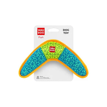 WAUDOG Fundog - játék (boomerang, kék) kutyák részére (24x14cm)