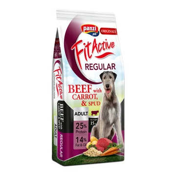 FitActive ORIGINALS 15kg REGULAR Beef with Carrots and Spud (marha, sárgarépa, burgonya)