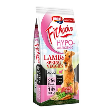 FitActive ORIGINALS 15kg ADULT HYPOALLERGENIC LambSpring Veggies (báránytavaszi zöldségek)