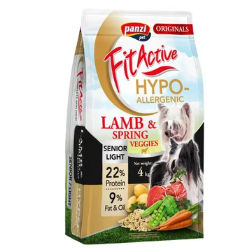 FitActive ORIGINALS 4kg SENIOR/LIGHT HYPOALLERGENIC LambSpring Veggies