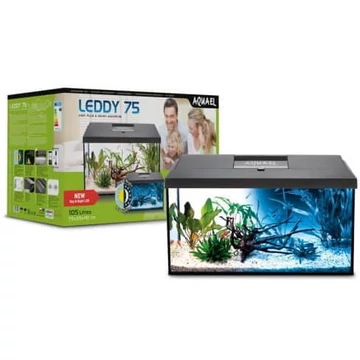 AquaEl Leddy 75 DayNight 2.0 BIO-FS black - akvárium szett (fekete) 105 liter (75x35x40cm)