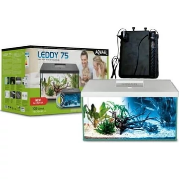 AquaEl Leddy 75 DayNight 2.0 BIO-FS white - akvárium szett (fehér) 105 liter (75x35x40cm)