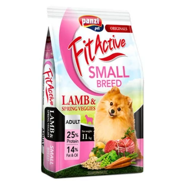 FitActive ORIGINALS SMALL BREED ADULT HYPOALLERGENIC LambSpring Veggies (báránytavaszi zöldségek) 11 kg