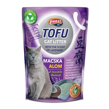 Panzi Tofu - növényi alapú, levendula illatú macskaalom (2,5kg)
