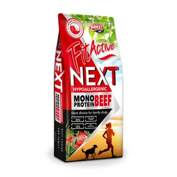 FitActiveNEXT Hypoallergenic MONO BEEF with cranberry (Marha-vörösáfonya, 15 kg)
