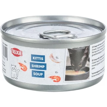 Trixie Shrimp Soup with chicken and shrimp - kiegészítő eleség (csirke,garnéla) macskák részére (4x80g)