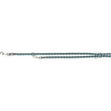Trixie Cavo Leash - kiképzőpóráz fonott kötélből (benzin/zsálya) S-M (2m/Ø12mm)