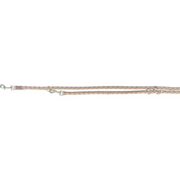 Trixie Cavo Leash - állítható, fonott póráz (sangria málna/petrol kék) kutyák részére (L-XL) 2m/ø18mm