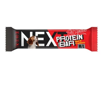 FitActiveNEXT Protein dessert Bar 55g BeefCranberry (marhavörösáfonya) - Jutalomfalat kutyák részére