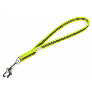 B:JK9 Color  Gray - Gumis póráz neon-szürke 14 mm/ 45cm fogóval