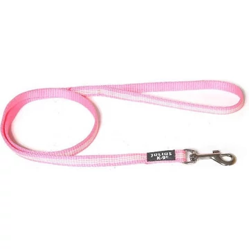 B:JK9 IDC Póráz csőheveder utánvilágító, pink, 14mm*1m, fogós/Dkarika