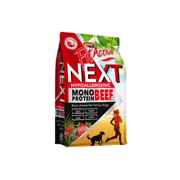 FitActiveNEXT Hypoallergenic MONO BEEF with cranberry (Marha-vörösáfonya, 3 kg)