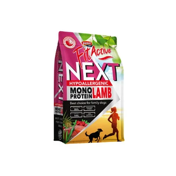 FitActiveNEXT Hypoallergenic MONO LAMB with cranberry (Bárány-vörösáfonya, 3 kg)