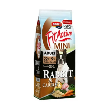 FitActive ORIGINALS MINI 800g ADULT HYPOALLERGENIC Rabbitcarrots