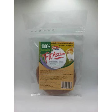 FitActive snack - jutalomfalat (szárított csont nélküli pulykaburger) CRT kutyák részére (10*100g)