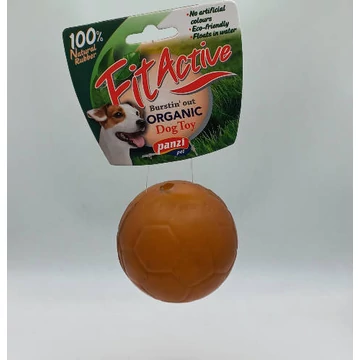 Fitactive natúr gumijáték football, 6cm 315997