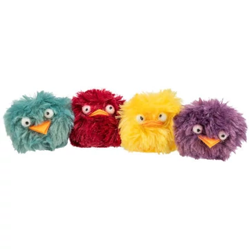Trixie Rattle ball, plush, various - játék csörgő labda macskák részére (6cm)