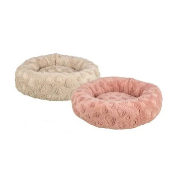 trixie Hearts Bed - szivecskés ágy, 50cm ,kör alakú (pink, bézs színekben)