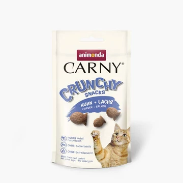 Animonda Carny crunchy 50g snack macskáknak- csirke+lazac