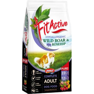 FitActive PURE 12kg Hypoallergenic WILD BOARROSEHIP (vaddisznó, csipkebogyó) - SMALL