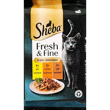 Sheba Baromfi - alutasakos felnőtt macskák részére (6x50g)