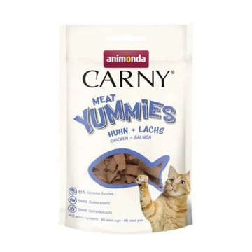 Animonda CARNY Yummies - jutalomfala (csirkés,lazac )- felnőtt macskák részére (50g)
